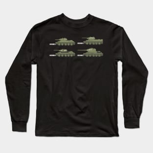 Soviet T-34 Tanks Long Sleeve T-Shirt